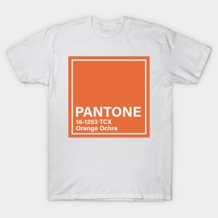 pantone 16-1253 TCX Orange Ochre T-Shirt